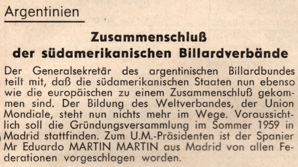 Document about the merger of South American federations