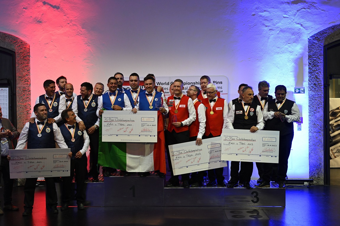 The 5-Pins World Championship National Teams in  HALL IN TIROL.