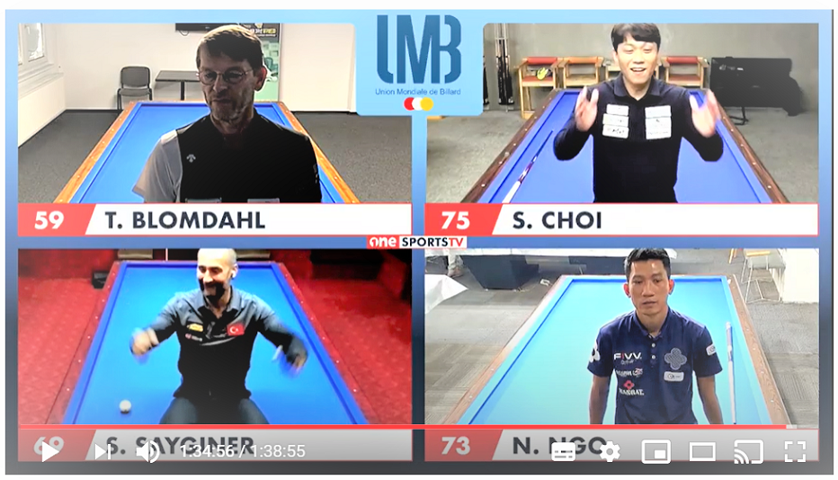 CHOI first place  and NGO  second place , SAYGINER  High Run  recordman with 20 point 