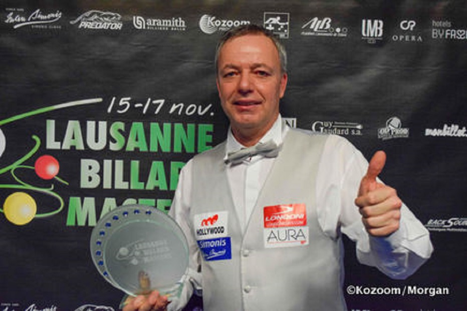 Jaspers wins every other year in Lausanne.