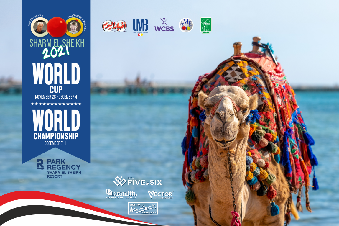 73rd world championship 3-cushions individual. Welcome Sharm El Sheikh.