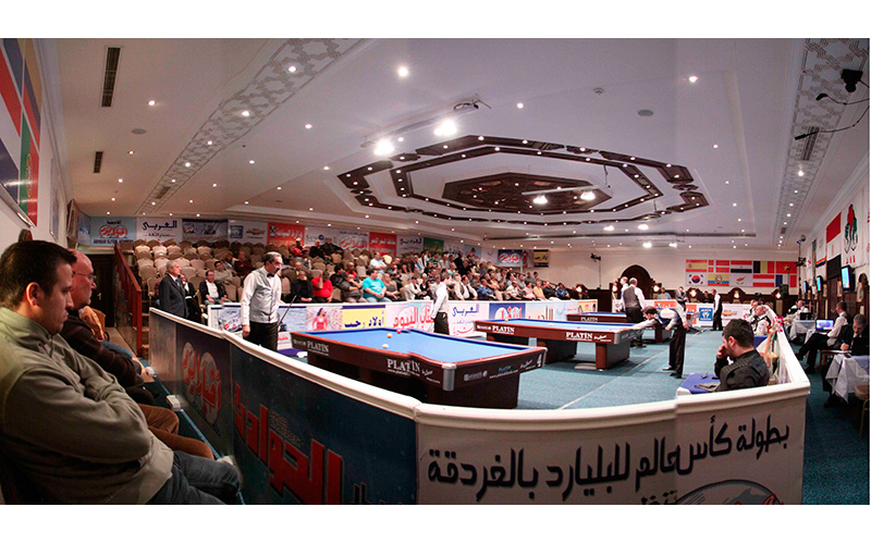 Hurghada hosts the three-cushion billiards show