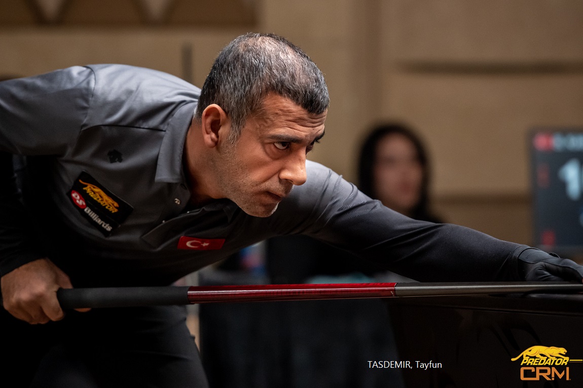 Tayfun Tasdemir wins his third World Cup. 