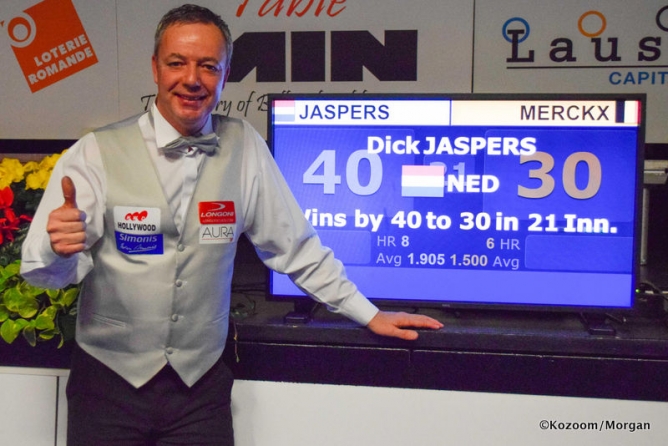 Dick Jaspers: victory, trophy, then up to the world's