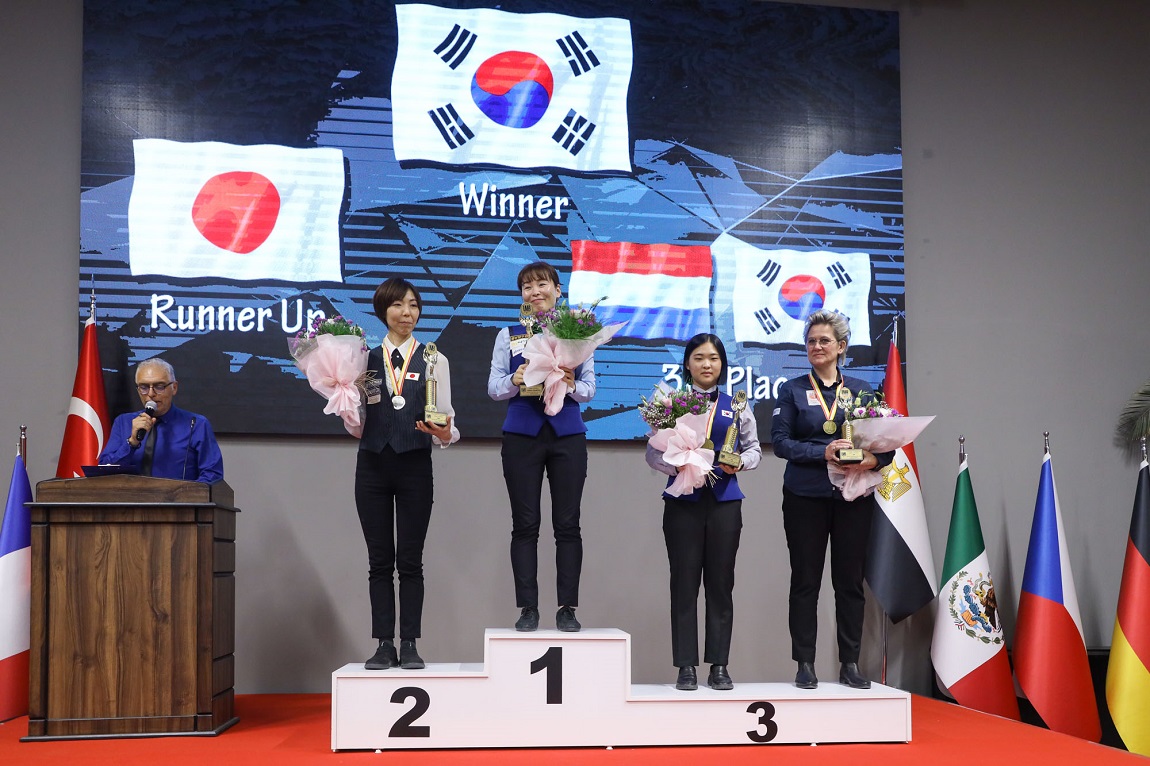    Lee Shin Young, a fresh face at the summit. 