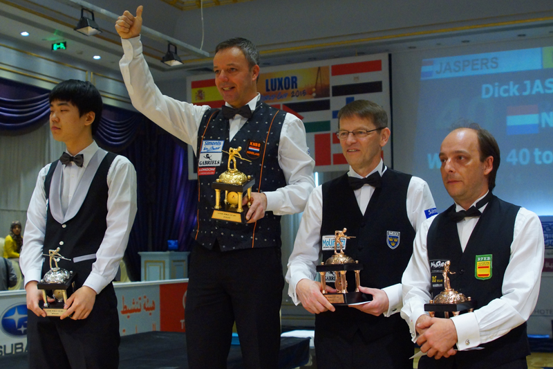 Dick Jaspers, spectacular in Luxor.