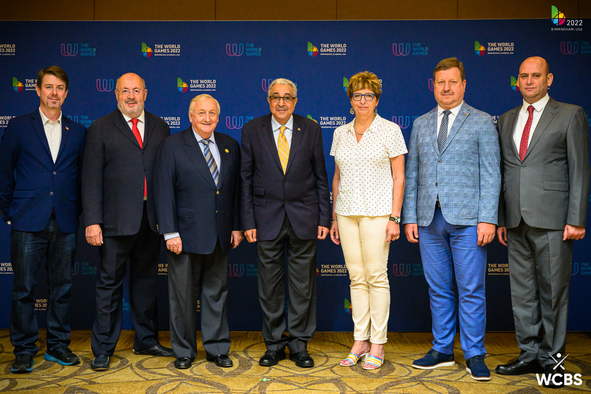 Farouk Barki, new President of the WCBS. Diane Wild and Fernando Requena continue with their commitments on the board.