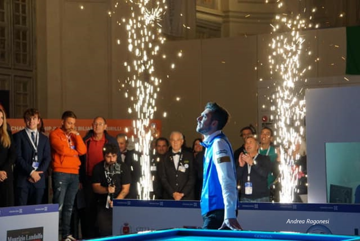 ANDREA RAGONESI IS THE WORLD CHAMPION , ANDREA QUARTA RUNNER UP