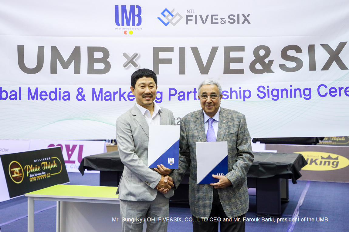 UMB and FIVE&SIX, CO., LTD signed a new Media and Marketing agreement for four years.   