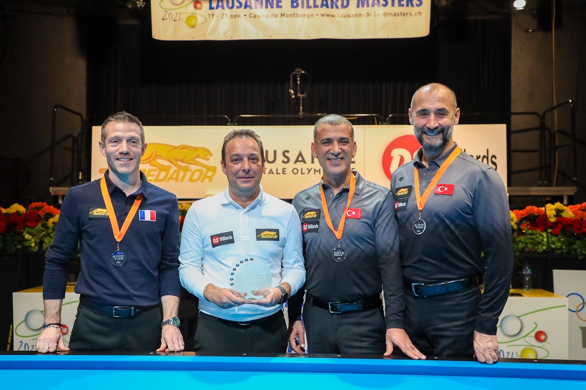 Daniel Sanchez Champion of Lausanne Masters 2021  , Tayfun Tasdemir runner up.
