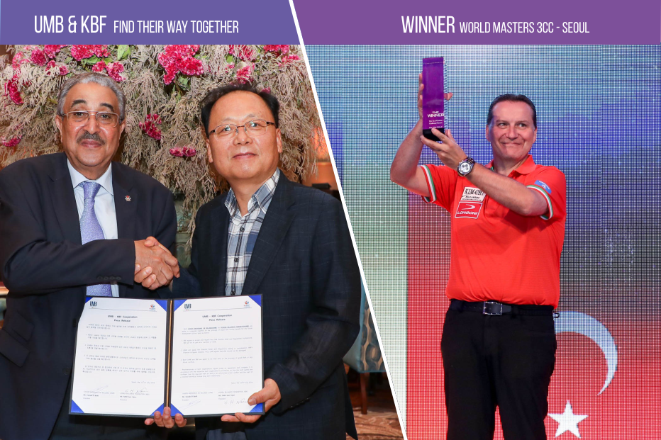 FIRST 3CC WORLD MASTERS IN SEOUL