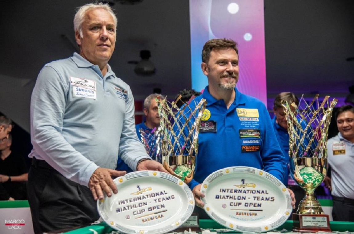 The Zanetti / Aniello team finally won this first exciting edition of the International Biathlon-Teams Cup Open 