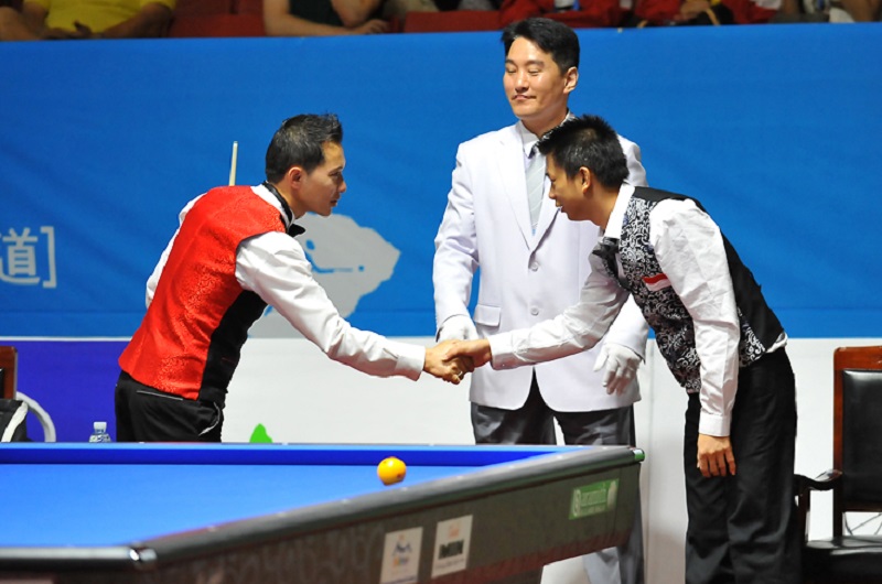 ENTERS BILLIARDS AT THE ASIAN INDOOR GAMES